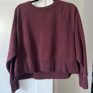 Nike Burgundy Hoodie